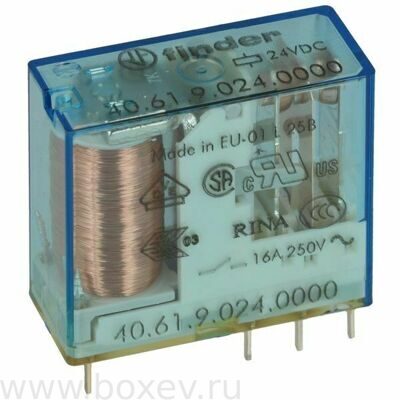 406190240000 Миниатюр. реле, 1CO 16A. Uс=DC 24V