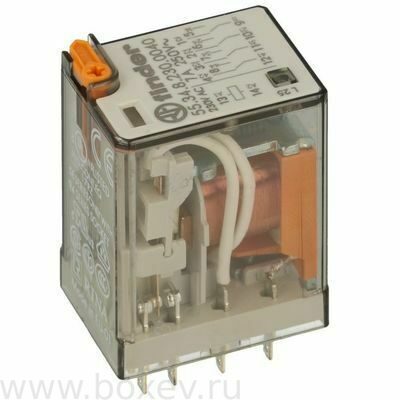 553481100040 Промежуточ. реле, 4CO 7A. Uc=АC 110V. Опции: кн. тест, мех. инд.