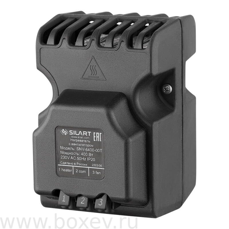 SNV-6400-00T Нагреватель Silart, 400W. U=AC 230V, клеммное подключение.
