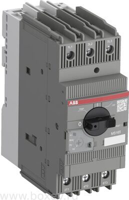 MS165-80 30кА Автомат защиты двигателя ABB. 3P, Ir=70…80А. Ics=30 kA
