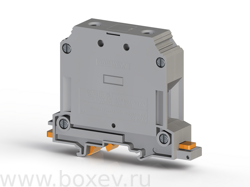Клеммник на DIN-рейку 50мм2, (серый); AVK50