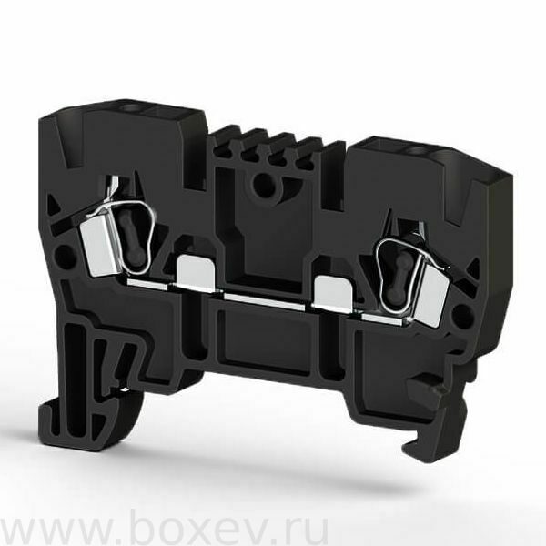 YBK4 чёрный. Клеммы Klemsan, 4.0 мм2, пружинные