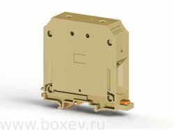 Клеммник на DIN-рейку 95мм2, (бежевый); AVK95