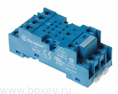 94749SMA Розетка под шайбу, винтовая. Корпус синий