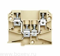 AYK 10/16 Клеммник 4-х выводной, промежут, 2x10/2x16 мм2, (бежевый)