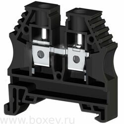 AVK6(RP) Клемма 6,0 мм2, винтовая. Цвет чёрный. 304145RP