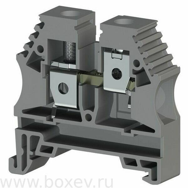 AVK10(RP) Клемма 10 мм2, винтовая. Цвет серый. 304150RP
