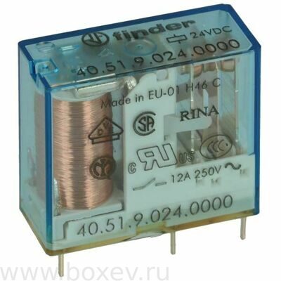 405190120000 Миниатюр. реле, 1CO 8A. Uc=DC 12V.