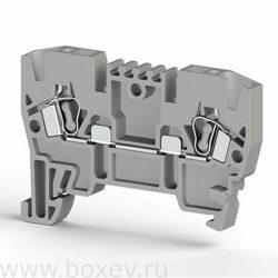 YBK2,5 серый. Клеммы Klemsan, 2,5 мм2, пружинные