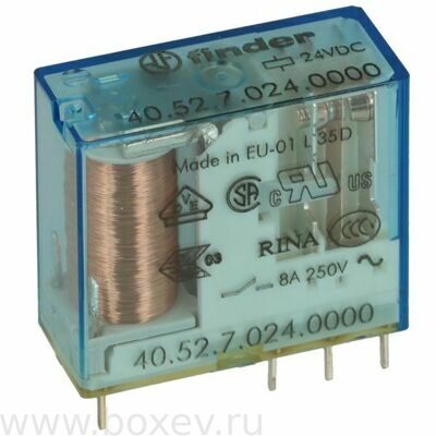 405270120000 Миниатюр. реле, 2CO 8A. Uс=DC 12V (чувствительная катушка)