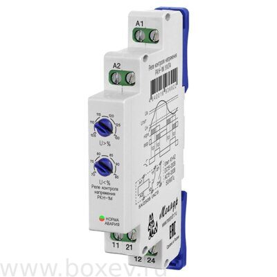 РКН-1М УХЛ4 Реле контроля 1F напряжения. Un=AC/DC 24-240 V. Модель 2024 г.
