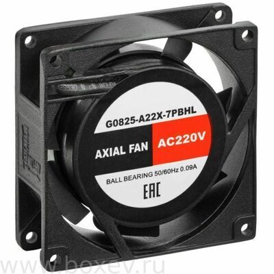 G0825-A22X-7PBHL Осевой вентилятор. 80х80х25 мм. AC 230V.