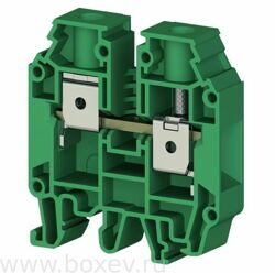 AVK16 RD Клеммник на DIN-рейку 16мм2. (зеленый)