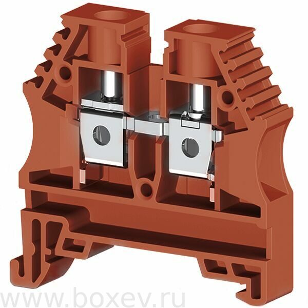 AVK6(RP) Клемма 6,0 мм2, винтовая. Цвет красный. 304144RP